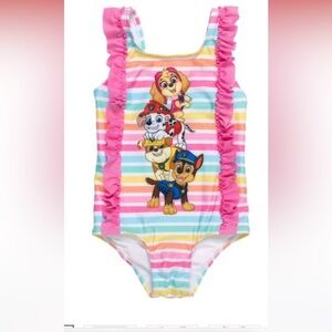 Paw Patrol toddler girl one piece bathing suit.